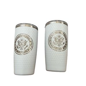 Set of 2 Stainless Steel Reusable Cups US Army Westwynd The Wyndgate